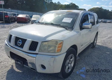 2005 Nissan Armada Se from USA, damaged, VIN 5N1AA08A75N710811